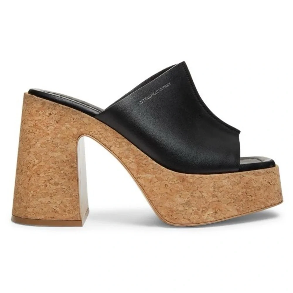 Stella McCartney | Skyla 115M Platform Sandals In Black Size 38 NEW In Box